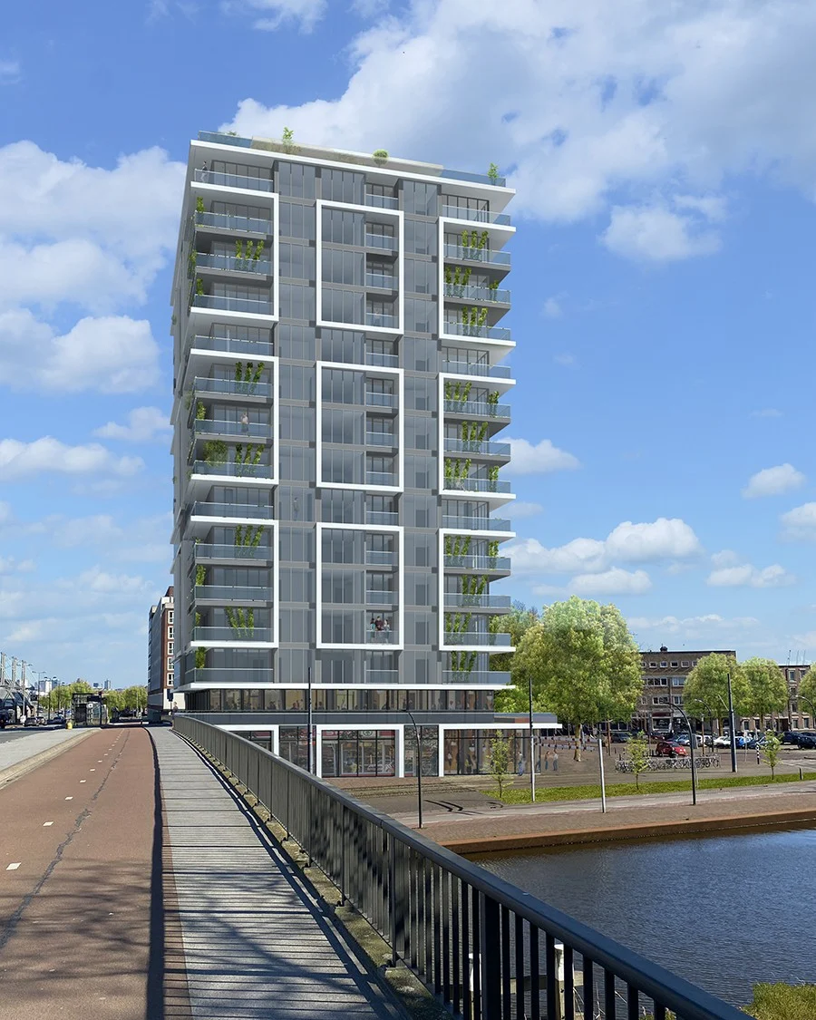 Terras aan de Schie