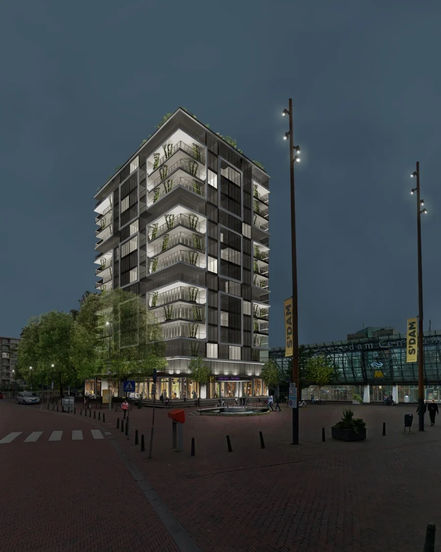 Terras aan de Schie